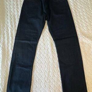 Nautica Jeans Company Men’s Straight Fit Stretch Midnight Navy Denim 34x32